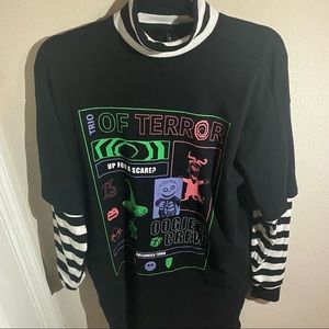 The Nightmare Before Christmas Oogie’s Crew Mock Neck Long-Sleeve